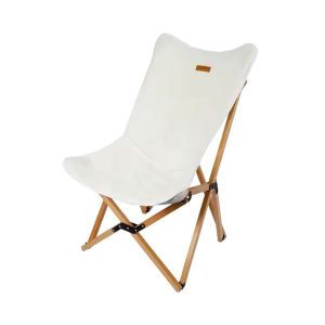 Chaise de camping CS2 Chaise pliante pliable Chaise d'extérieur moderne blanche