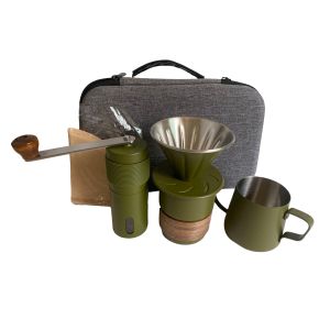Set de café de camping Vanit KS2 Camping Café Kit 5 pièces