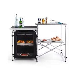 Campingküche Vanit CK12 Campingschrank Zeltschrank klappbar mit Regal 45cm x 120cm x 80cm DPL1