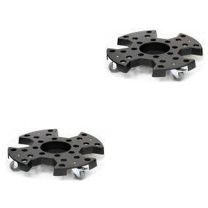 Set 2x Planche à roulettes RR1 Vanit chariot à pneus / manoeuvre pneu compatible avec le transport de pneus