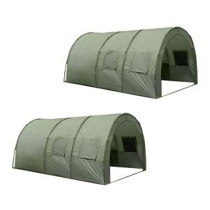 Set 2 x Tunnelzelt 5-6 Personen Vanit Familienzelt ME54 armee-grün NEW