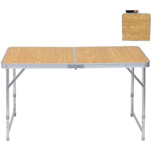 Campingtisch + 4 Hocker Aluminium klappbar Vanit M51 Klapptischmöbel-Set höhenverstellbar Outdoor DPLI1 NEW