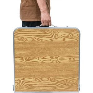 Campingtisch + 4 Hocker Aluminium klappbar Vanit M51 Klapptischmöbel-Set höhenverstellbar Outdoor DPLI2 NEW