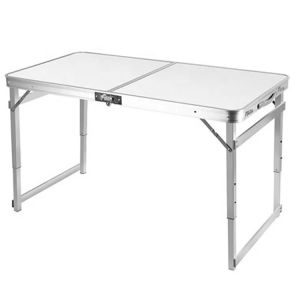 Campingtisch klappbar Aluminium Vanit ME57 Klapptisch tragbar höhenverstellbar silber DPLI1 NEW
