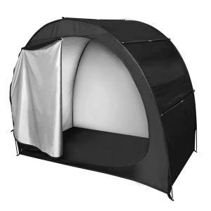 Fahrrad Unterstand Vanit XU62 Zeltgarage 200 x 80 x 160 cm wasserdicht mit Tragetasche schwarz DPL1