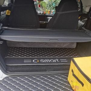 Kofferraumabdeckung passend für Smart Fortwo W451 10-14 LA20 Laderaum Abdeckung Abdeckrollo einziehbar DPL1