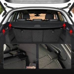Kofferraumabdeckung passend für Audi SQ5 ab 2018 Vanit LA64 Laderaum Abdeckung Abdeckrollo einziehbar DPL1