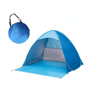 Tente Pop Up Plage ZS12 Portable 165cm bleu