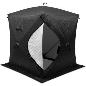 Campingzelt Saunazelt 1-2 Personen wasserdicht 180 x 180 x 210 cm GI92 schwarz