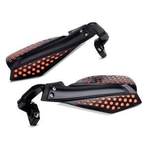Protège-mains compatible avec Motocross, Enduro XDure XD14 Protège guidon noir-orange