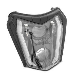 Phare LED compatible avec KTM 690 SMC R / Enduro / R 19-24 avec homologation E DRL Xdure SW2