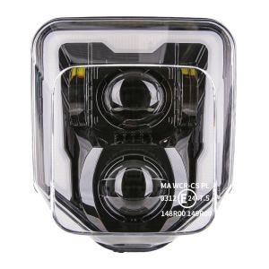 Phare à LED compatible avec Husqvarna 701 Supermoto 15-24 Phare principal avec ECE XDure GP1