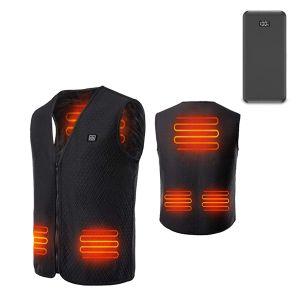 Set Beheizbare Weste Größe M HW2 XGP USB Heizweste mit Powerbank 10000mah Lumitecs