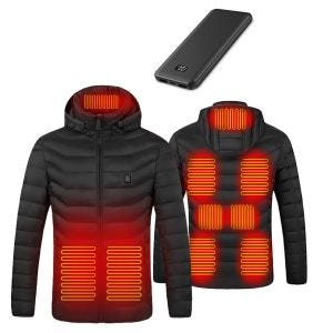 Set Beheizbare Jacke Größe M WJ1 XGP USB HeizJacke mit Powerbank 10000mah