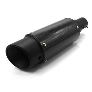 Échappement Moto Track Silencieux Pot Carbone Noir