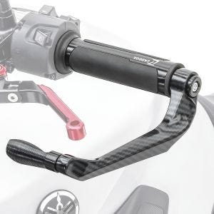 Motorrad Lenkergriffe LG1 Set mit Hebelschützern X6 Zaddox schwarz S-T1_1