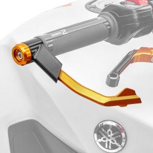 Protections de levier compatible avec Motocross, Enduro X1 orange