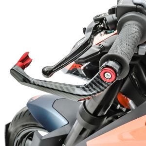 Motorrad Hebelschützer Lever Guard Bremshebel Kupplung Hebelschutz X6 rot DPLB