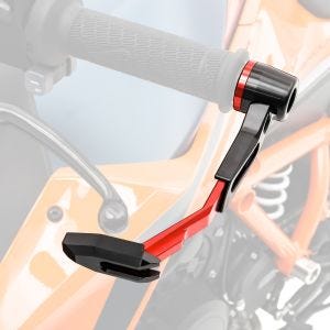 Motorrad Hebelschützer Lever Guard Bremshebel Kupplung Hebelschutz X5 Zaddox rot