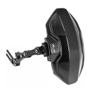 Motorrad Hinterradabdeckung Universal Kotflügel Hinten Zaddox LW6 schwarz