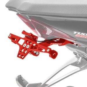 Kennzeichenhalter für Suzuki GSX-S 750 / Hayabusa Nummernschildhalter Zaddox NH2 rot_1