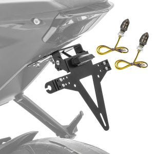 Set Kennzeichenhalter + 2x LED Blinker mit E-Prüfzeichen Zaddox KH2_1