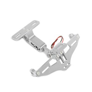 Support de Plaque compatible avec Suzuki V-Strom 1050 / 1000 / 650 / XT Zaddox NH2 argent