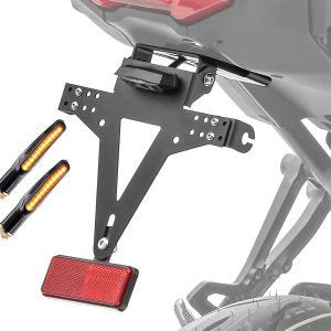 Kennzeichenhalter und Lauflicht Blinker Set passend für Yamaha Tracer 9 / GT 21-24 Zaddox