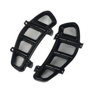 Kühlerabdeckung passend für Vespa GTS 300 13-22 Kühlergrill Zaddox KM27 schwarz