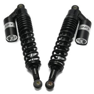 Motorrad Stossdämpfer hinten 380mm Federbein Paar Universal Zaddox RS2 schwarz DPLB