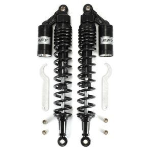 Motorrad Stossdämpfer hinten 440mm Federbein Paar Universal Zaddox RS2 schwarz DPLB