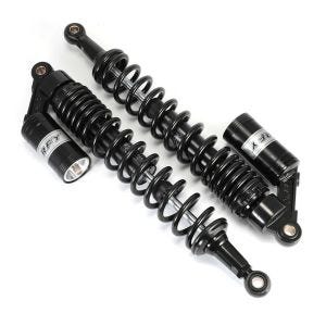 Motorrad Stossdämpfer hinten 440mm Federbein Paar Universal Zaddox RS2 schwarz DPLB1