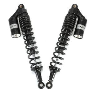 Motorrad Stossdämpfer hinten 440mm Federbein Paar Universal Zaddox RS2 schwarz DPLB2