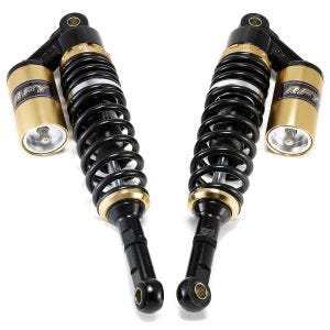 Motorrad Stossdämpfer hinten 360mm Federbein Paar Universal Zaddox RS2 schwarz-gold DPLB