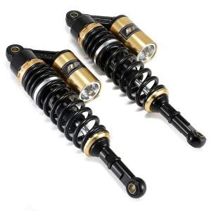 Motorrad Stossdämpfer hinten 360mm Federbein Paar Universal Zaddox RS2 schwarz-gold DPLB1