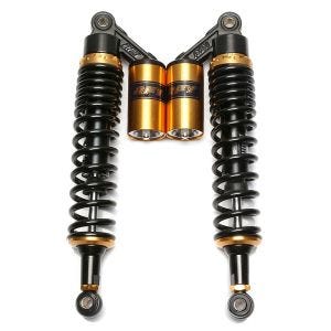 Motorrad Stossdämpfer hinten 380mm Federbein Paar Universal Zaddox RS2 schwarz-gold DPLB