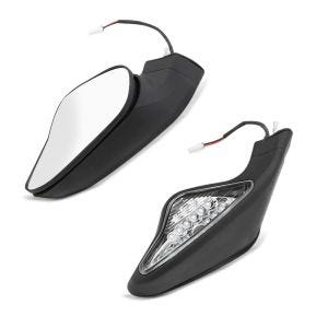 Zaddox Rétroviseur compatible avec Ducati 848 08-10 Miroir avec indicateur Paire