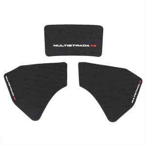 Motorrad Tankpad Set passend für Ducati Multistrada V4 / S 21-24 Zaddox Kniepad Aufkleber