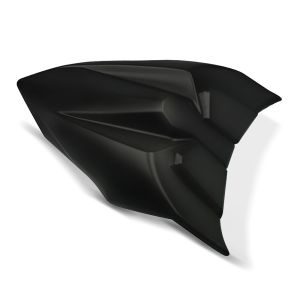 Soziusabdeckung passend für Kawasaki Ninja 650 / Z 650 17-19 Höckerabdeckung Zaddox schwarz matt WZ17