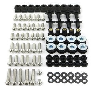 Jeu de vis de carénage en inox compatible avec Yamaha YZF-R6 08-16 vis carrosserie Zaddox