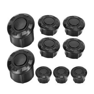 Bouchon de cadre compatible avec BMW R 1250 GS Adventure 19-24 couvercle de trou RS2 Zaddox noir